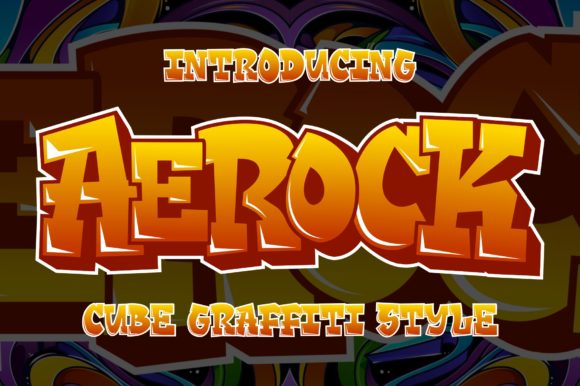 Aerock: A Bold Display Font