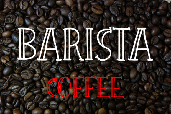 Barista Coffee: A Bold Font for Creative Projects