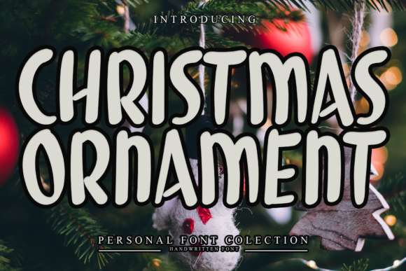 Christmas Ornament Font