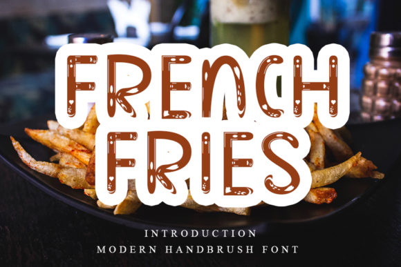 French Fries Font for Business Branding