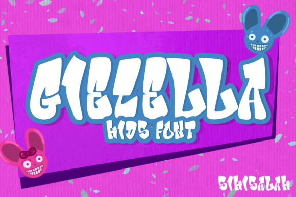Giecella Kids: A Playful Font for Campaign Design