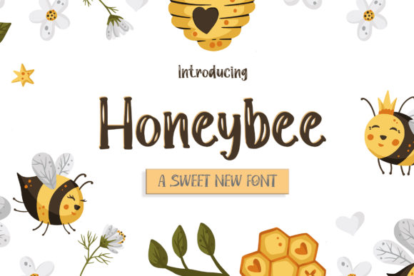Honeybee: A Fun Display Font for Makers