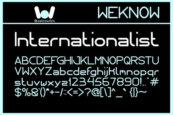 Internationalist: A Sharp Display Font for Modern Branding