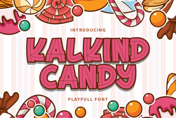 Kalkind Candy Font for Creative Projects