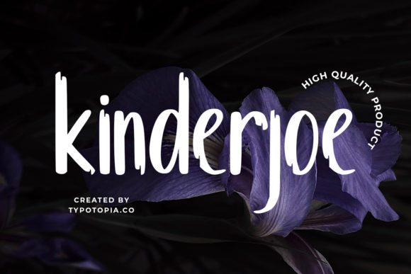 Kinderjoe: A Trendy Display Font for Modern Campaigns