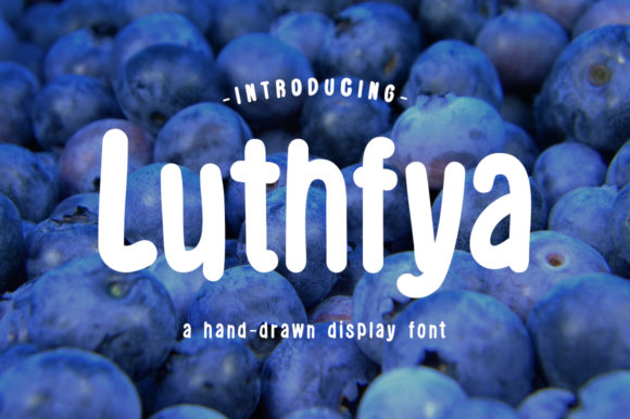 Luthfya: A Bold Display Font for Designers