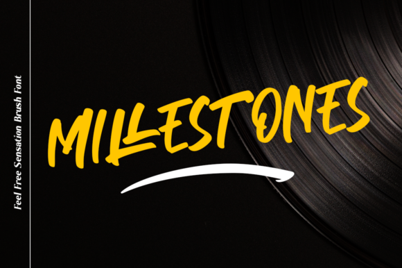 Millestones: A Bold Display Font for Modern Design