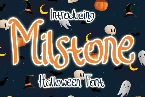Milstone: A Spooky Display Font