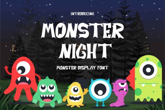 Monster Night Font for Bold Design