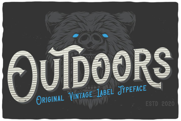 Outdoors Font for Web Design