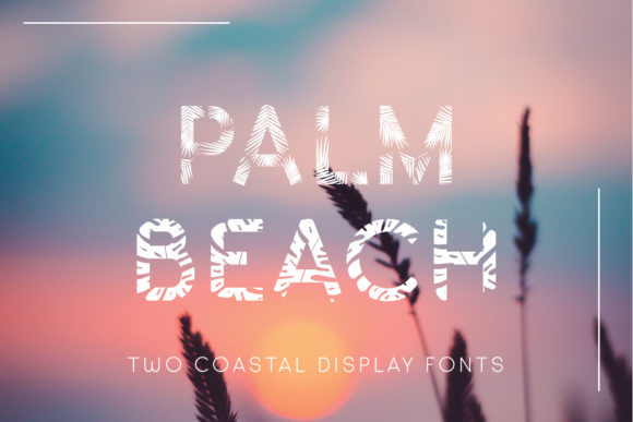 Palm Beach Font: A Summer Vibes Typeface