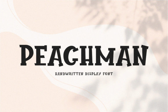 Peachman: A Sweet Handwritten Font