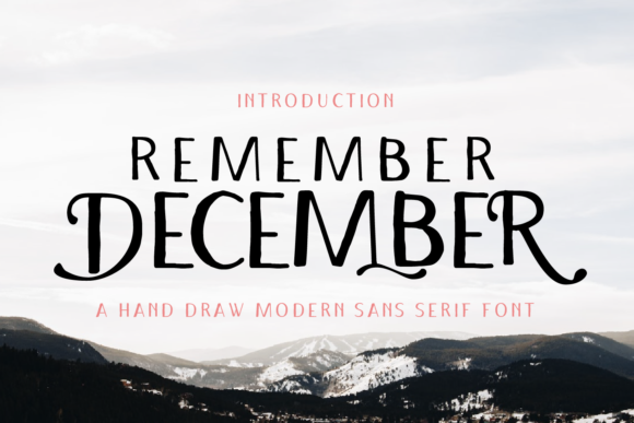 Remember December Font for Bold Campaigns