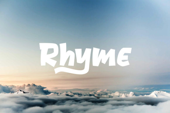 Rhyme: A Bold Display Font
