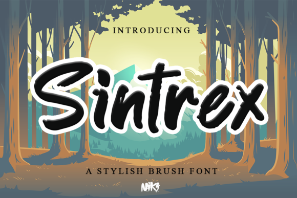 Sintrex: A Bold Display Font for Designers