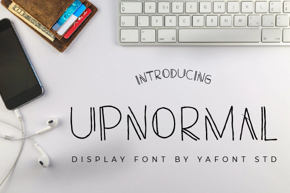 Upnormal: A Bold Display Font for Web Design